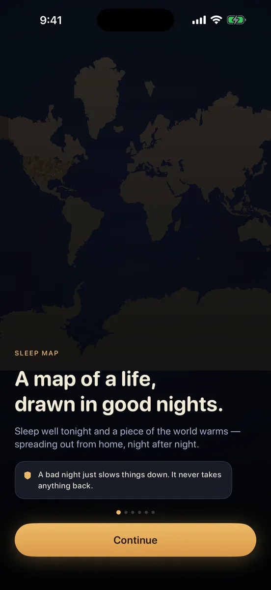 Sleep Map screenshot